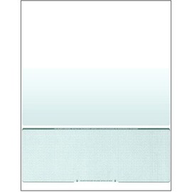 500 Blank Check Stock - Check on Bottom - Green Diamond