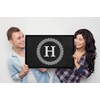 SpecialMe® Doormat Initial Letter Monogram Door Mat Family Married Couples