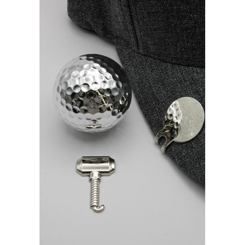 Mulligan Hooligan The Hammer Golf Ball Marker + Magnetic Hat