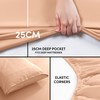 Moonlight Bedding Single Fitted Sheet - 25cm Deep Pockets Elastic
