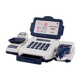 ieron Simulation Cash Register With Scanner And Sound Microphone Cash Register Shopping Shop Accessoriesplay Cash Register Role Play Gift For Girls Boys