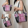 MKF Collection Tote Bag for Women, Crocodile Rainbow Vegan Leather