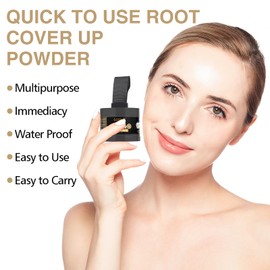 Root Cover Up Powder Hairline Powder for Women Root Touch Up Powder for Bald Spots, Eyebrows, Beard Line, Light-Blonde Hair Fibers for Thinning Hair Shadow Powder 2 Pack (Blonde)