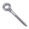 Pack of 2 Eye Bolts with Wood Thread, Diameter 8