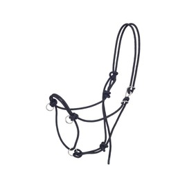 Tough 1 Rope Halter/Side Pull Combo, Black