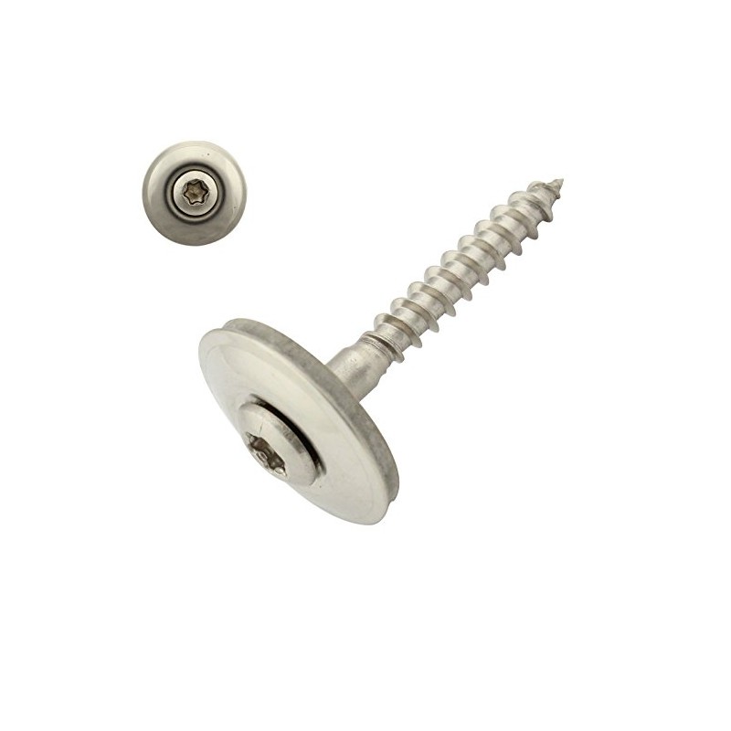 Pack of 100 Spengler Screws with Sealing Washer 20 mm