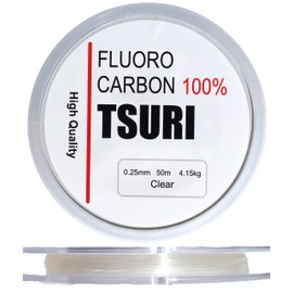 Fluorocarbon Fishing Lure 70/100 25/100 35/100 Leader for Trout, Predator, Carp, Pike, Sea (20/100-50m - 2.5kg)