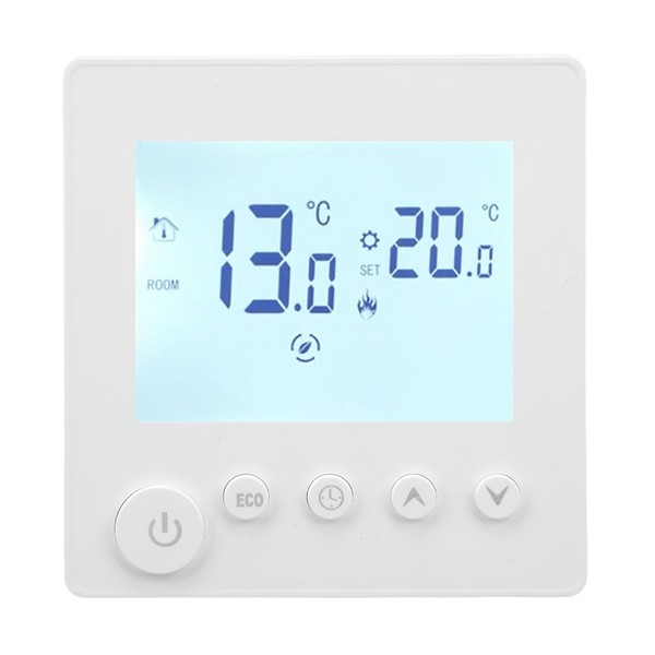 Digital Thermostat, 5℃ to 60℃ Programmable Thermostat with Large LCD