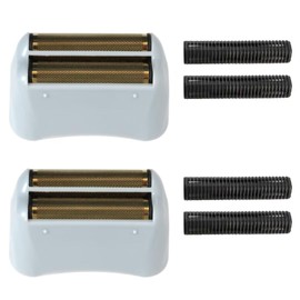 2-Sets Replacement Shaving Head & Cutter Blades with Hypo-Allergenic Gold Foil Head For Andis 17150/17160/17155/17200