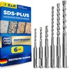 S&R Hammer Drill Bit Masonry Drill Bit 6 Piece SDS