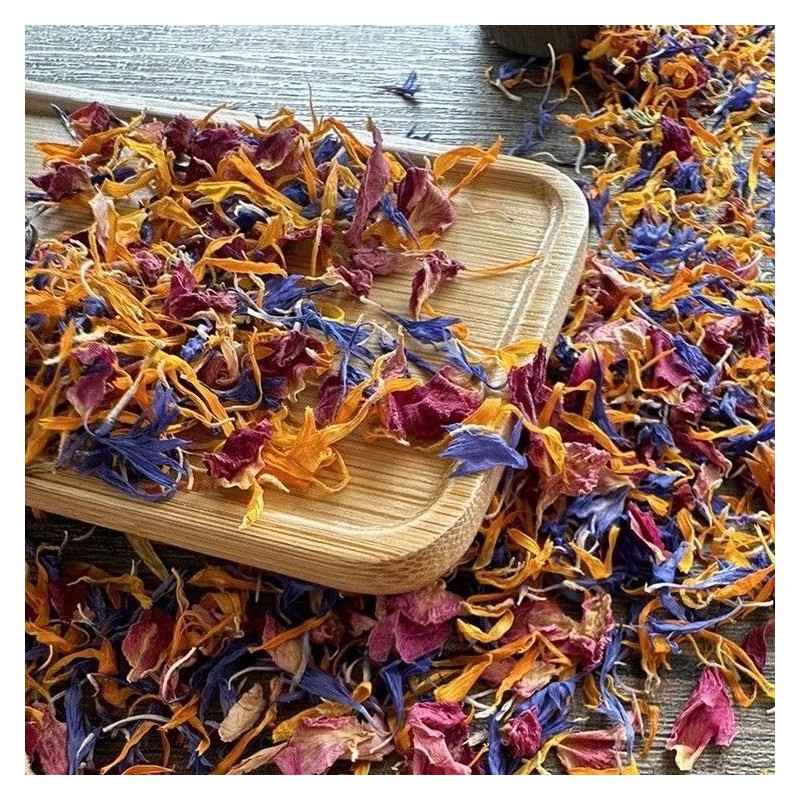 Naturals Brilliant Flower Petal Blend - Edible blend of calendula,