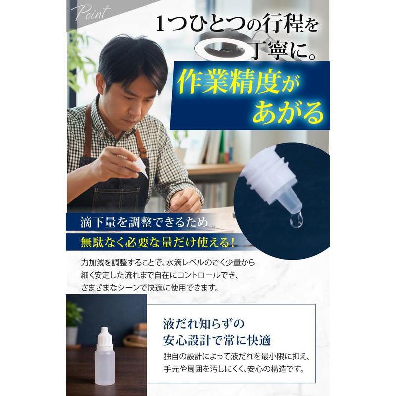 fogman Dropper Bottle, Refillable, Transparent, Liquid Container, Portable, Divided, Leak