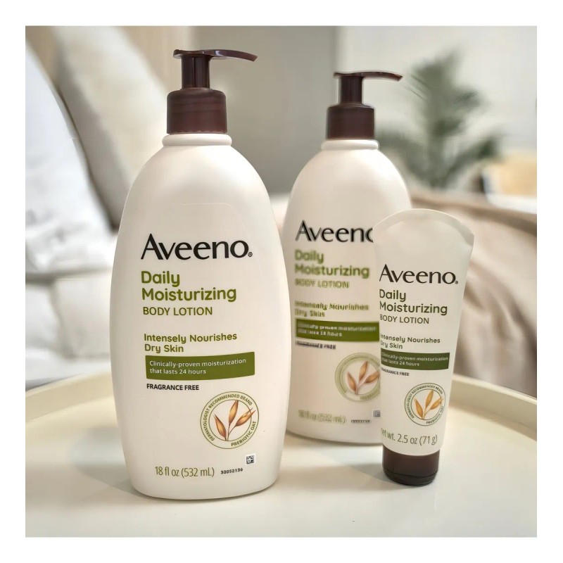 Aveeno Daily Moisturizing Lotion (18 Fl. Oz.2 Pk.+2.5 Oz)