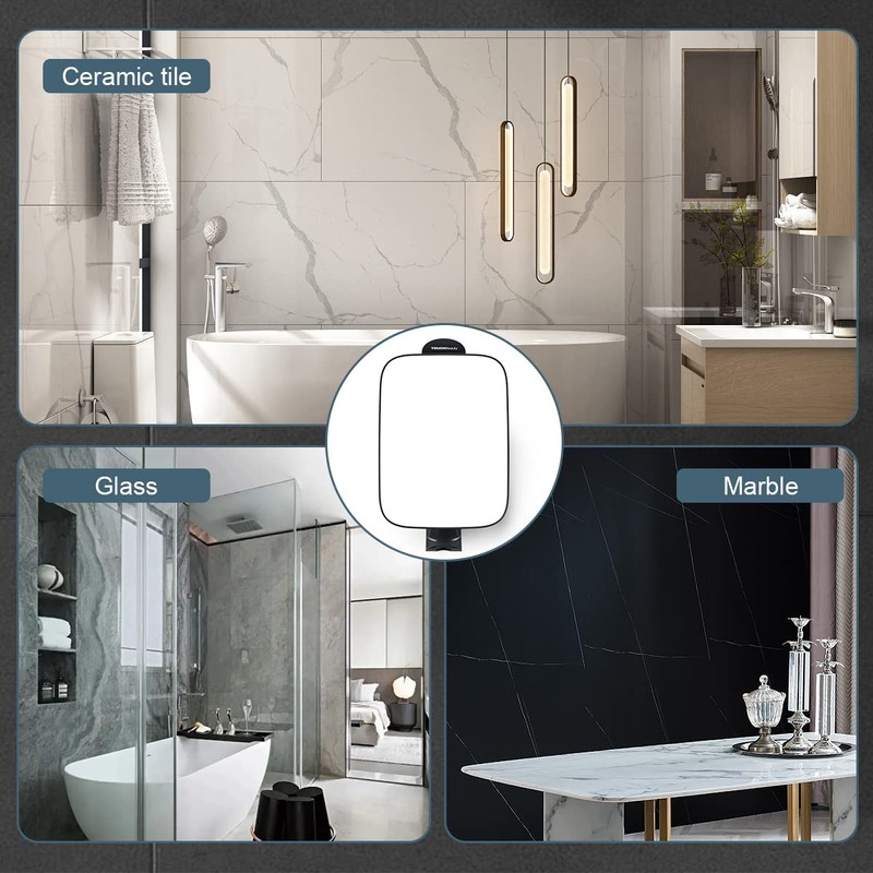 TOUCHBeauty Shower Mirrors for Men, 3X Magnification Shaving Mirror with