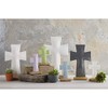 Creative Brands Standing Cross - Enamel- White (2" x 4")