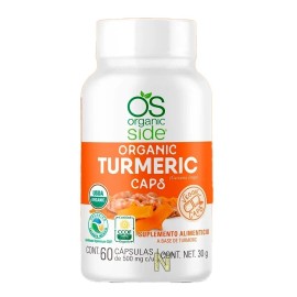 Turmeric Con Pimienta Negra (60 Capssulas) Organic Side