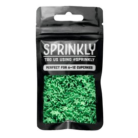 SPRINKLY - Matt Stars - Green - 25g