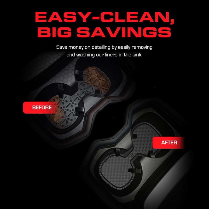 CupHolderHero fits Toyota Tacoma Accessories 2016-2023 Premium Custom Interior Non-Slip