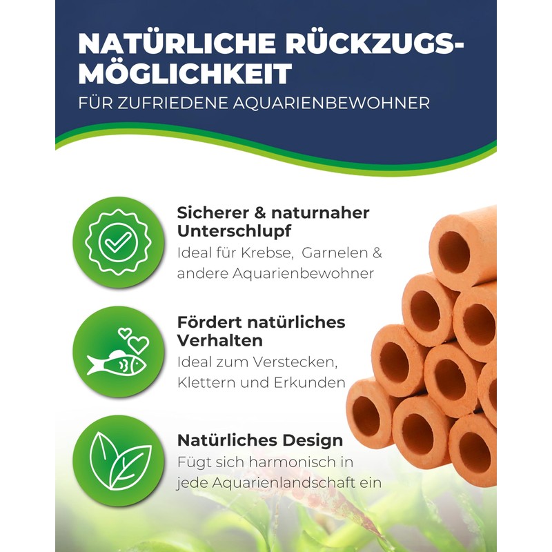 Hobby - 4-3-2-1 Red Pyramid - Perfect Decoration for Shrimp