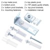 sourcing map Bifold Door Fitting Repair Kit, 2-Pack Bi-fold Sliding