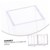 Operitacx 2pcs Box Acrylic Storage Clear Makeup Brush Organizer Clear