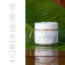 Sea-El Lamina Sea Kelp Day Cream Hydrating & Firming Anti Aging Glow Natural & Organic Dry Skin Care - Daily Face Moisturizer for Women & Men - 2 Oz