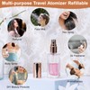 Beomeen 10ML Perfume Travel Refillable Spray Bottles 5Pcs Set, Mini