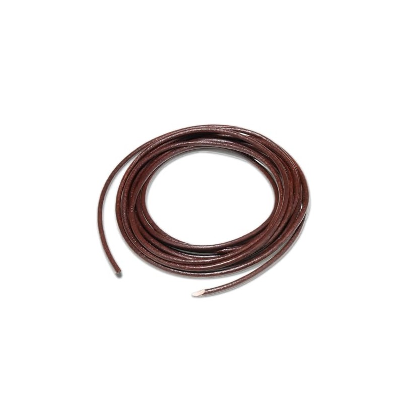 NexLand RC1 - Cordón de piel redondo de grano superior