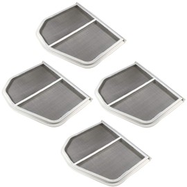 HQRP 4-Pack Dryer Lint Screen Filter Catcher compatible with Inglis IGD7300WW0 IGD7300WW1 YIED7300WW0 YIED7300WW1 YIED7300WW2