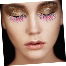 FOMIYES 3sets Elegant 3d Glitter Lashes False Lashes Easy Apply Remove Long Makeup for Women 5pairs*3