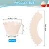 PATIKIL Cupcake Wrappers Paper, 50 Pack Baking Cups Standard Wave