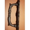 Southern Metal Large Fleur De Lis Door Handle Pull Heavy
