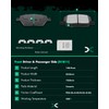 SCITOO Disc Brake Pads Kits D1811-9046 Ceramic Front Brake Pads