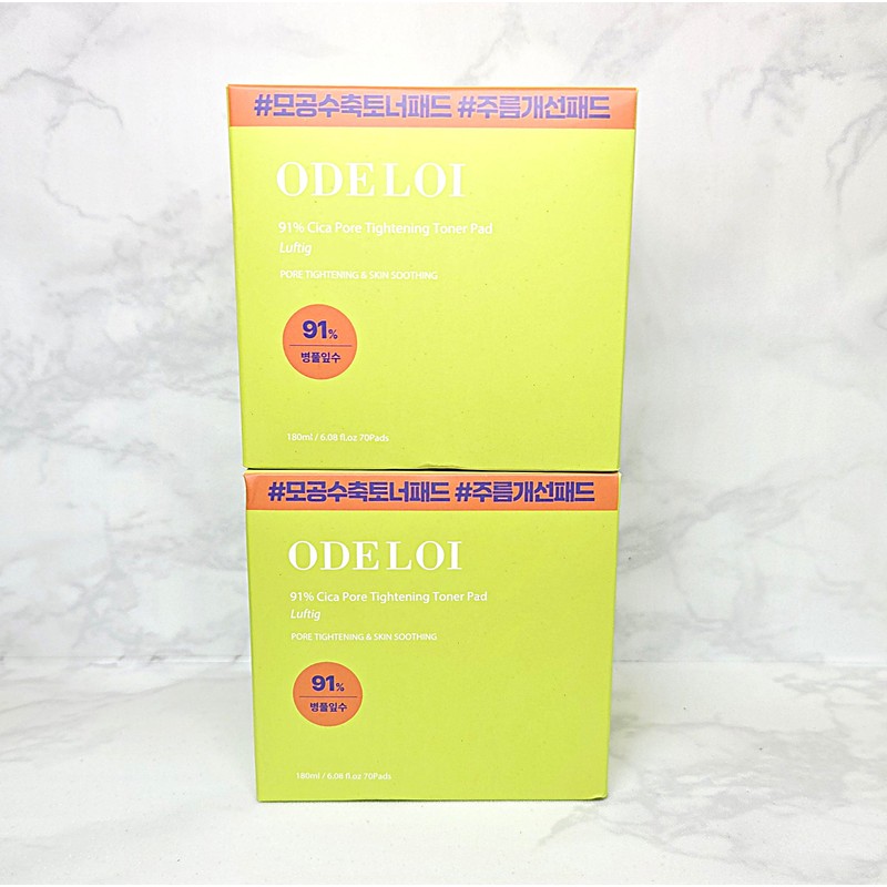 O'Droy 1+1 O'Droy Pore Shrinking Toner Pad Cica 91% Rof