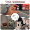 sourcing map Split Lock Washer, 3/8-Inch 316 Stainless Steel Spring