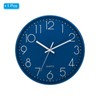 PATIKIL 12 Inch Wall Clock, Battery Operated Silent Non-Ticking Round