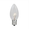 NOVELTY LIGHTS 25 PCS C9 7 WATT LONG LIFE BULBS