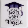 Fine Bone China Fridge Magnet (53 x 53 mm) (Graduation