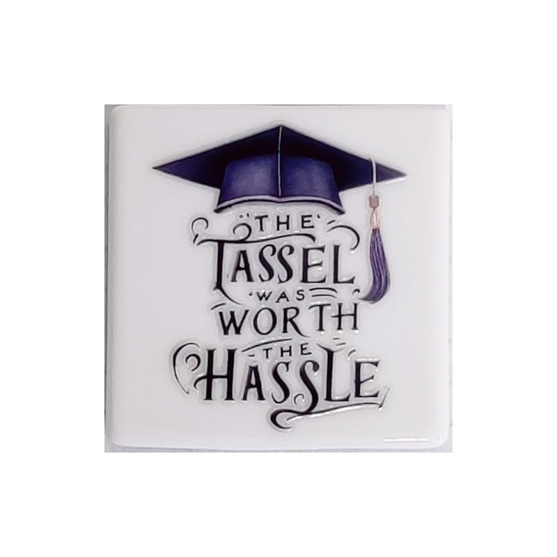 Fine Bone China Fridge Magnet (53 x 53 mm) (Graduation