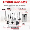 Chef Craft - 8 Piece Stainless Steel Kitchen Utensils Set
