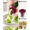 Spiral Vegetable Fruit Slicer Cutter, Flower Salad Decorating Maker