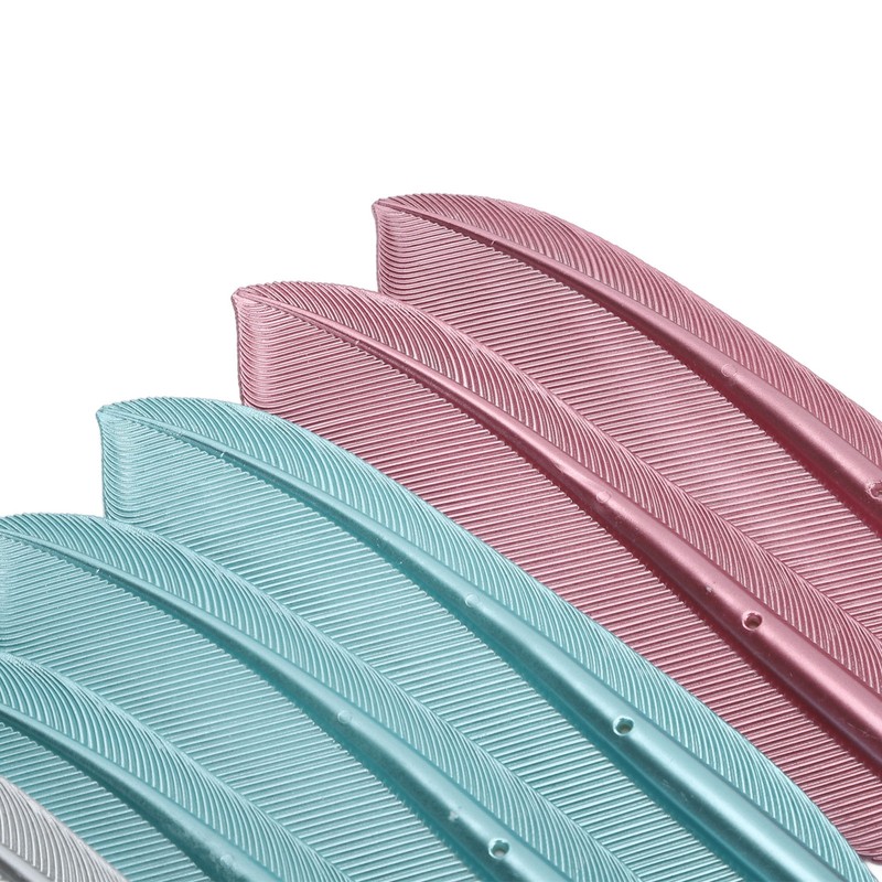 10Pcs Feather Pens Kids Ballpoint Pen Set ABS Plastic Office