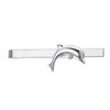 Asienice Men's Tie Clip Dolphin Silver Narrow Stainless Steel Men's