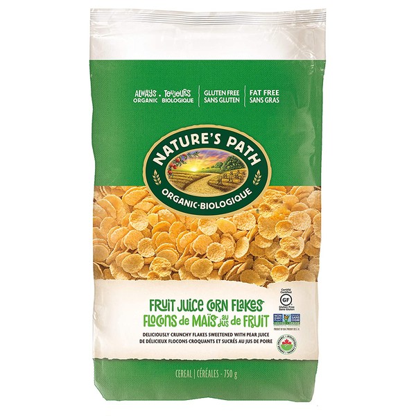 Nature's Path Organic Corn Flakes Cereal, 26.4 oz Eco Pac Bags
