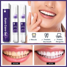2025 Mullend Teeth Repair Gel,2Pcs Mullein Gum Repair Gel,Gum Shield TherapyGel Teeth Whitening Essence Pen,Fast and Effective Removal Tooth Stain Removal,Natural Toothpaste Treatment ProtectGums