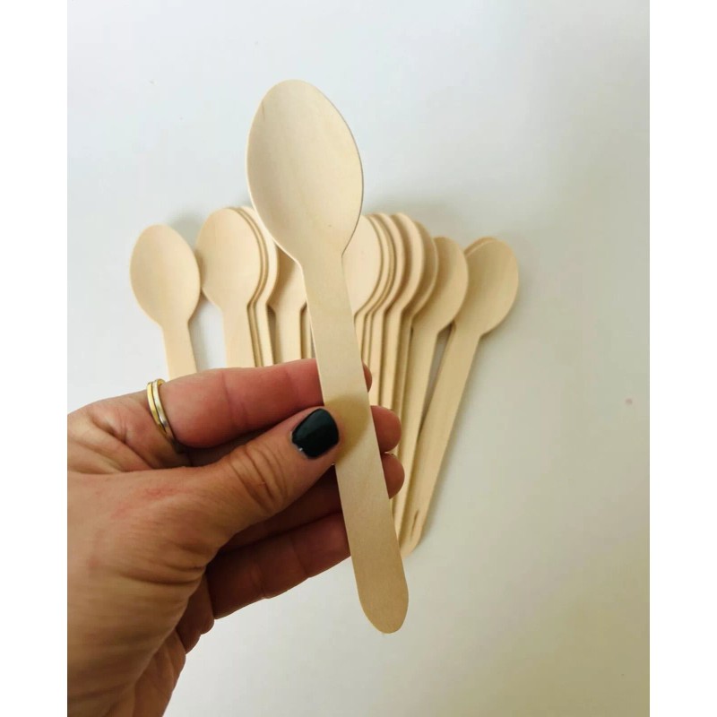 Wooden Spoons Disposable/Woo