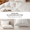 BFS HOME Linen Duvet Cover Full Size - Soft Breathable