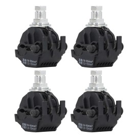 Sunicon 5 Pcs Insulation Piercing Connector, 1KV No Peeling Piercing Clamp High Low Voltage Cable Splitter Without Break Insulation Piercing Clamp Puncture Wire Clamp for Live Circuits(JJC-2)