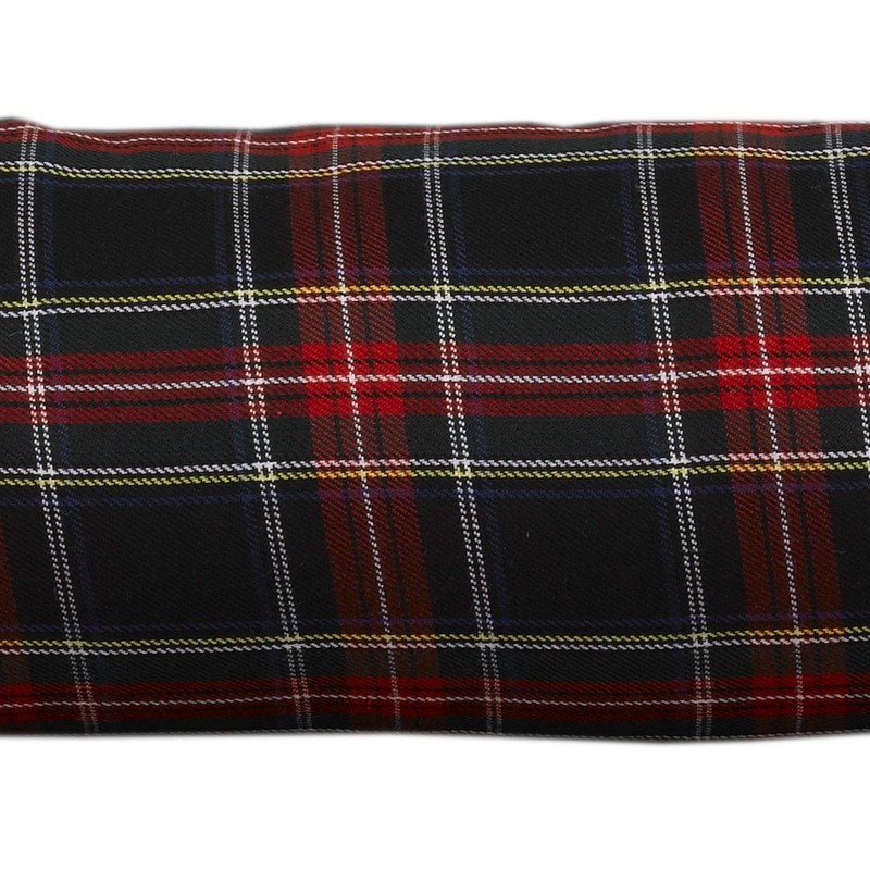 Classic Home Store Black Stewart Tartan Draught Excluder Check French