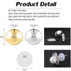 AoedeJ Stainless Steel Locking Earring Backs for Studs Locking Earring